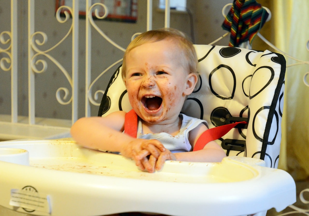 Chaise haute bébé