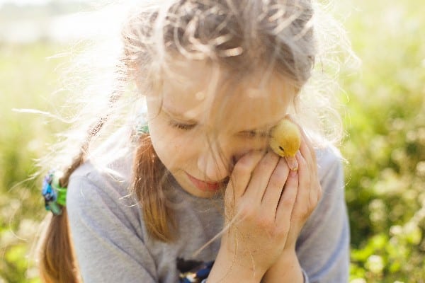 Une enfant empathique 