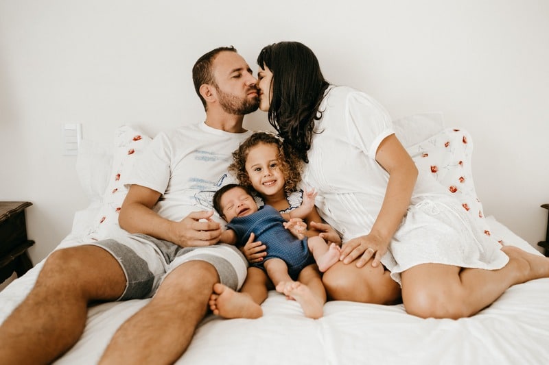 bébé et parents