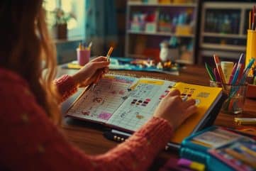 Créer un agenda scolaire personnalisé pour une année bien organisée 24 svg%3E